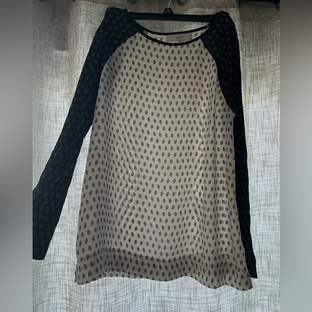 Loft blouse long sleeve